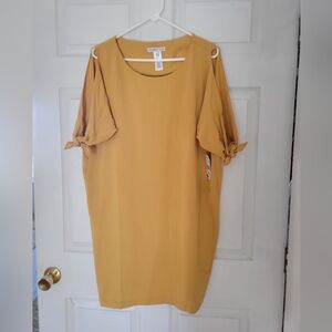 Robbie Bee Slouchy Boho Dress, Size L